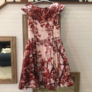 Ted Baker silk tulle tea dress